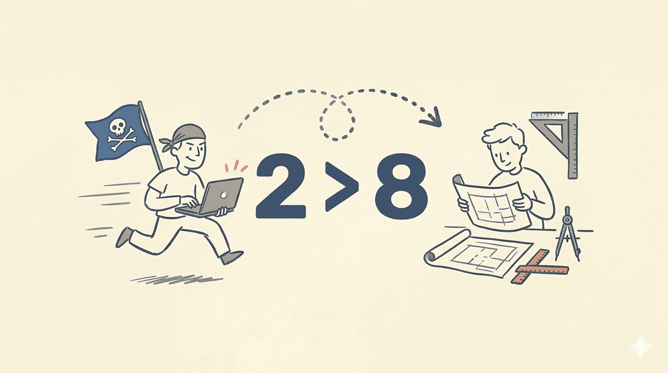 2026 年最強工程團隊只要兩個人:一個海盜、一個建築師